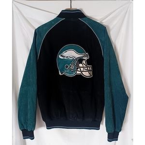 Philadelphia Eagles NFL Suede Bomber Jacket